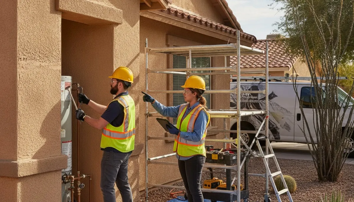 Plumber providing repair service in Glendale, AZ for plumbing issues