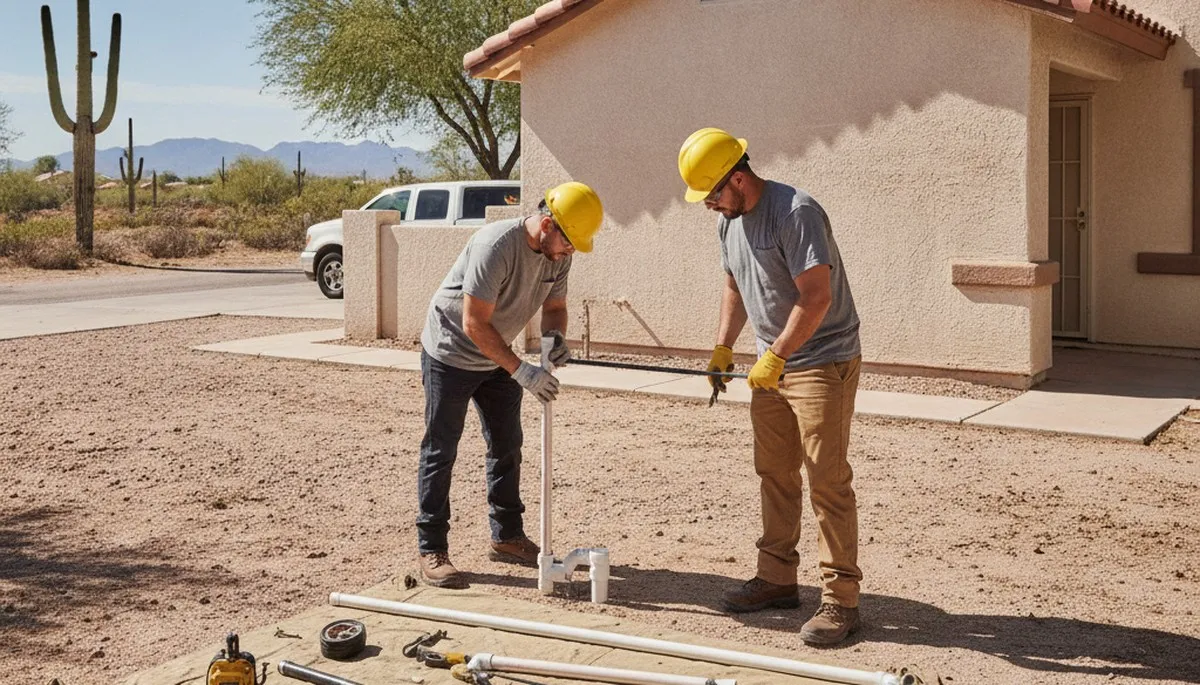 Glendale, AZ plumbing repair service for residential and commercial leak and pipe fixes