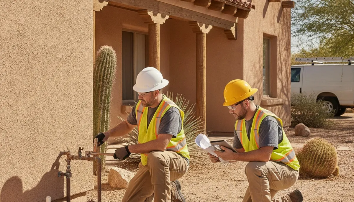Plumber providing repair service in Glendale, AZ for local plumbing issues