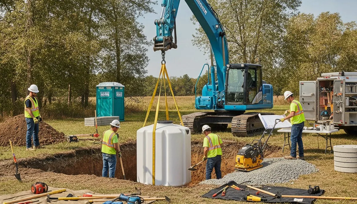 Septic tank installation service for Glendale, AZ homes by On Call Plumbers