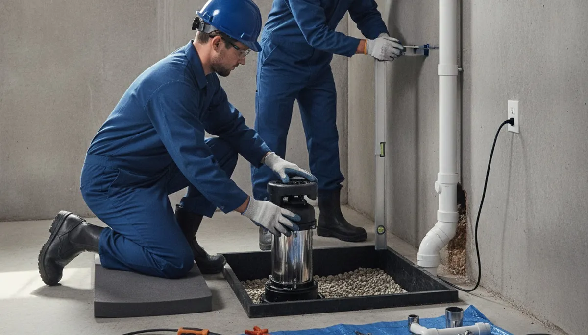 Sump pump installation service in Glendale, AZ for home flood protection